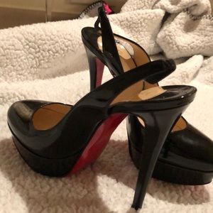 Christian Louboutin sling back pump